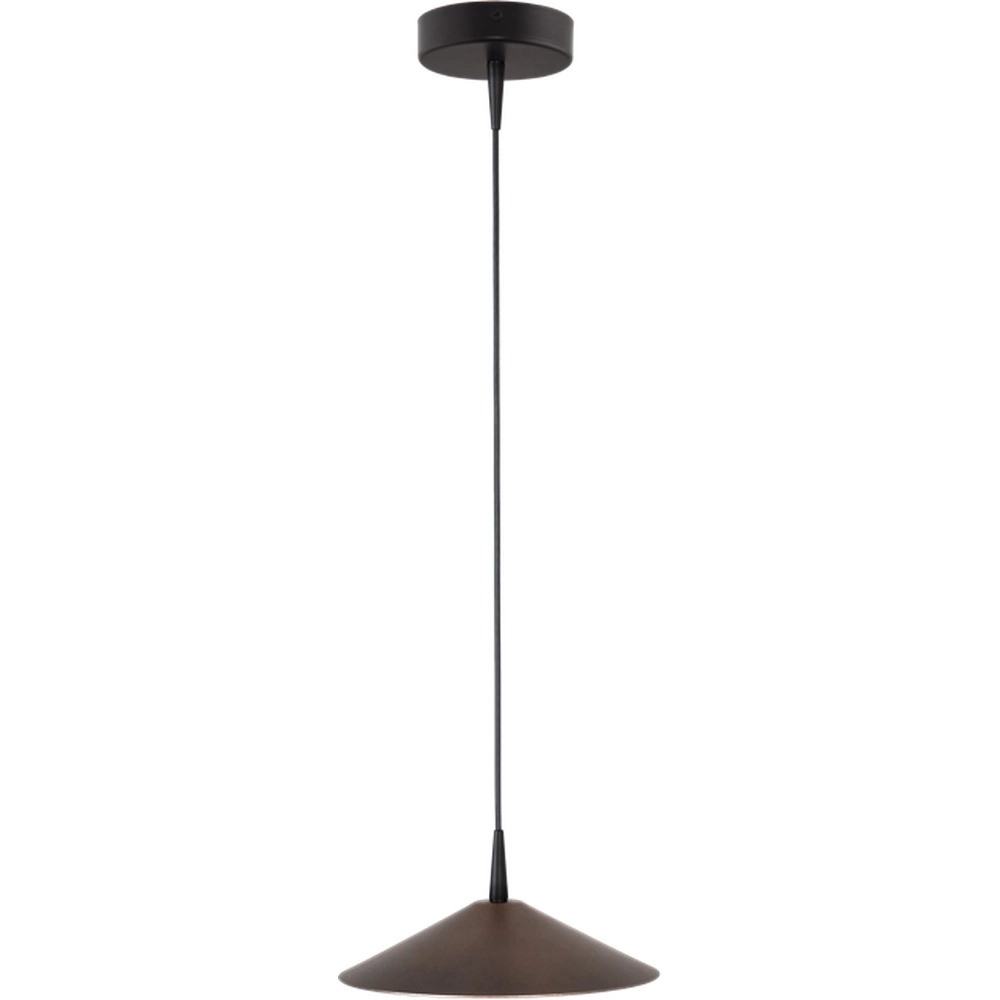Lampe pendante de conception Ceppo noir avec brun cacao Ø 22cm
