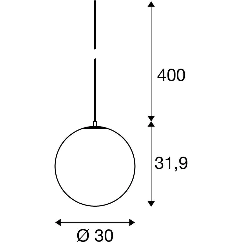 Suspension or Sun 30 Ø 30cm SLV 4024163293457