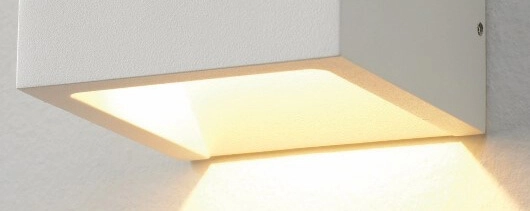 Éclairage LED haut et bas Cube 10 cm - blanc Artdelight 8719831733415