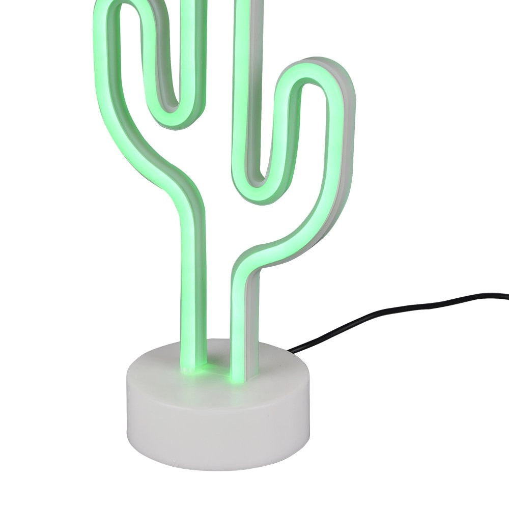 Lampe de table Cactus avec feu vert Trio 4017807429398