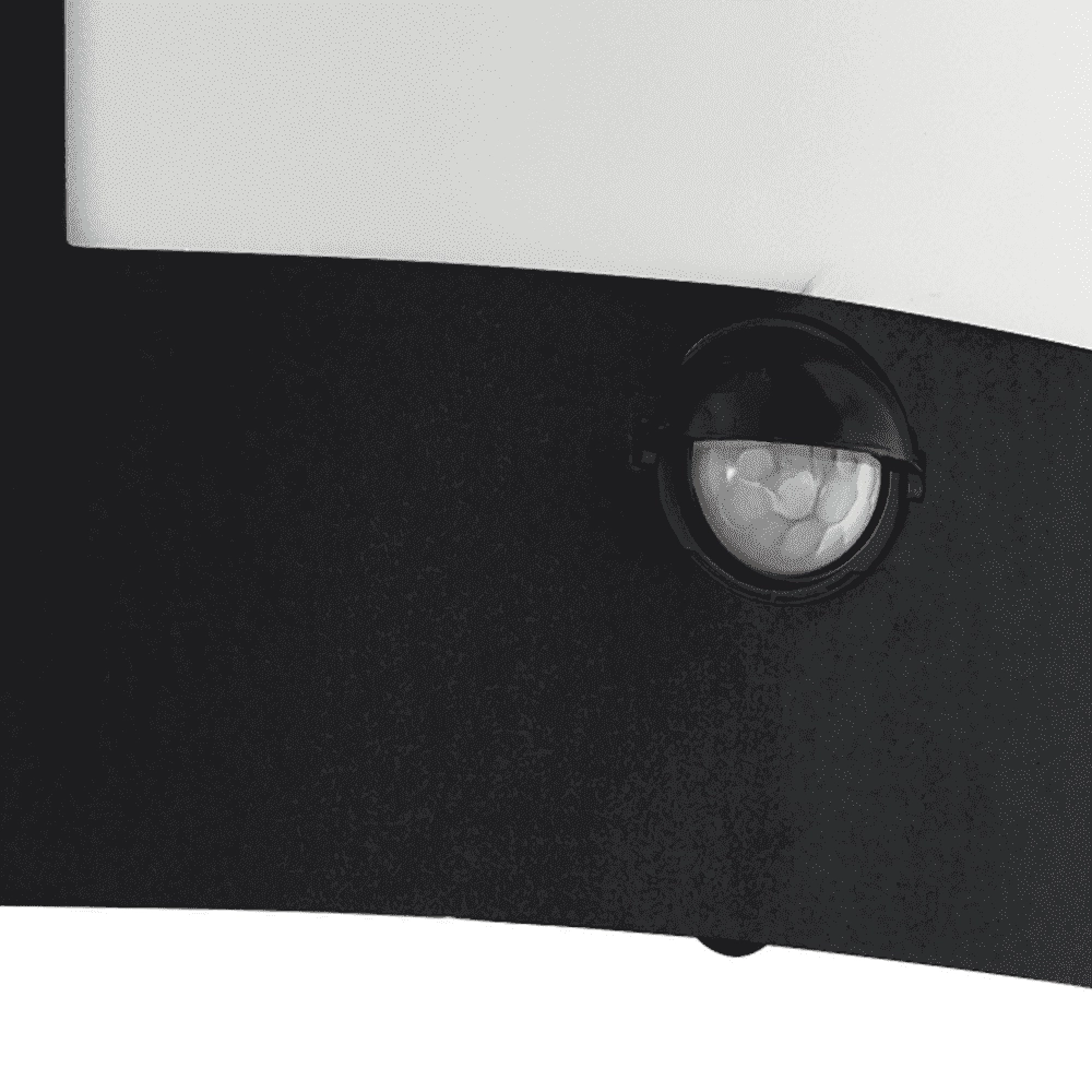 Applique noire City avec capteur Eglo 9002759995683