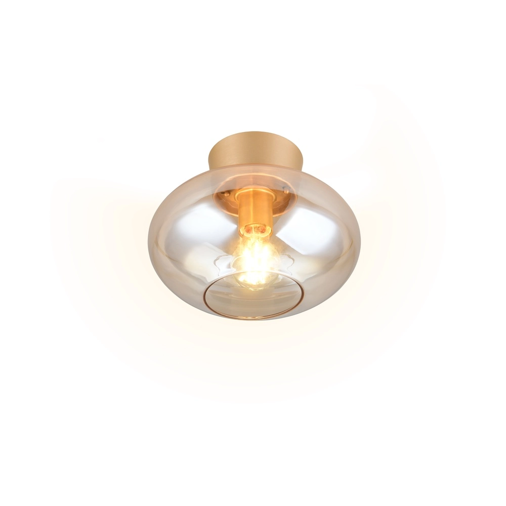 Lampe de plafond Sidera ambre Ø 26cm Trio 4017807697261