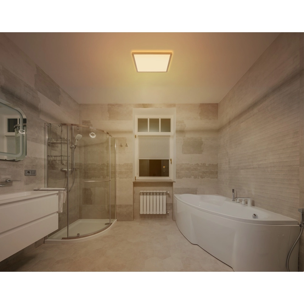 Éclairage de plafond Sapana carré 29,4 cm d’or Globo 9007371457427