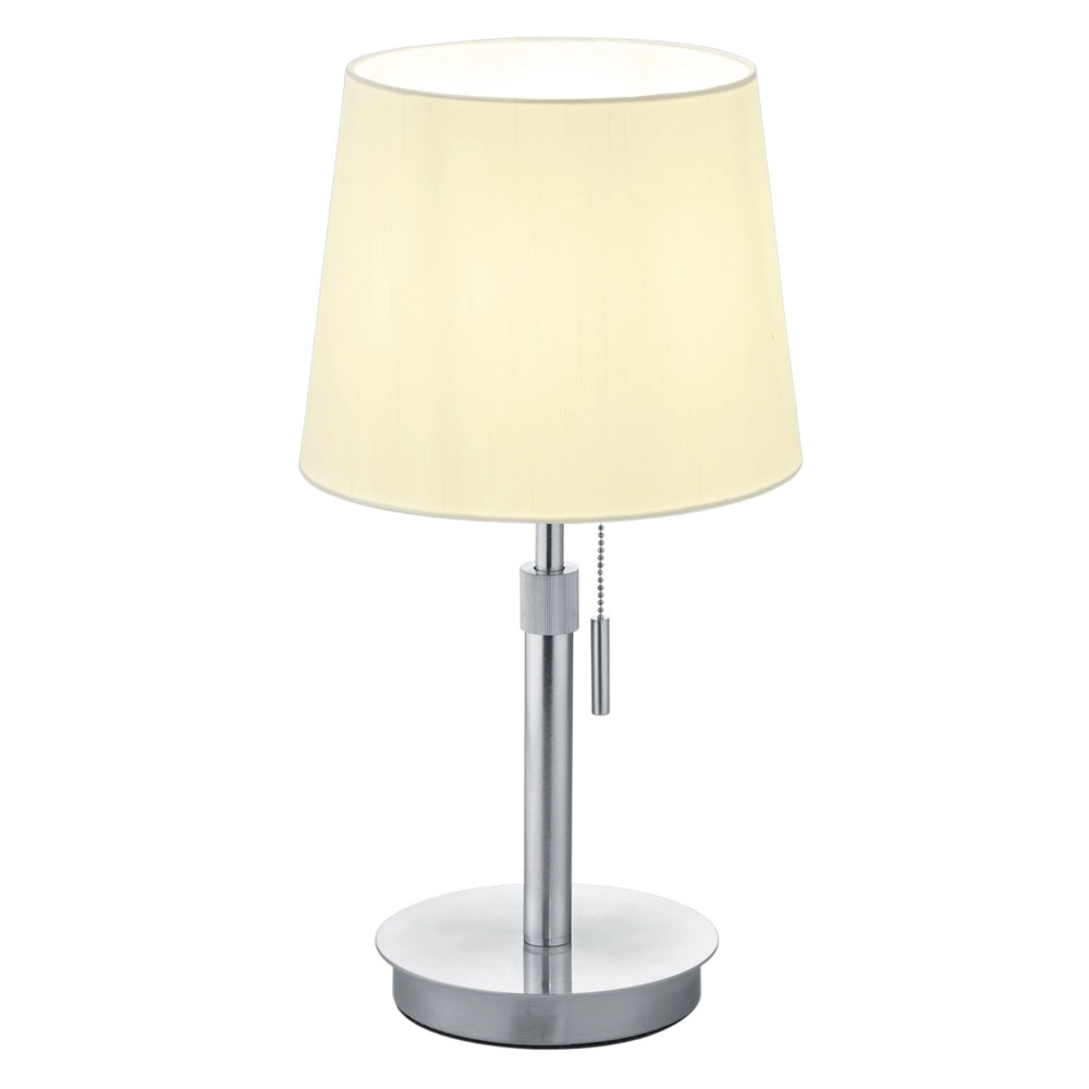 Lampe de table Lyon gris métallisé Trio 4017807398540