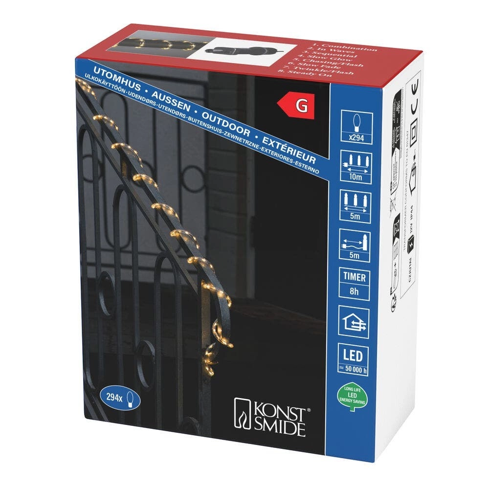 Chaîne légère Mini Rope 5 mètres - blanc chaud