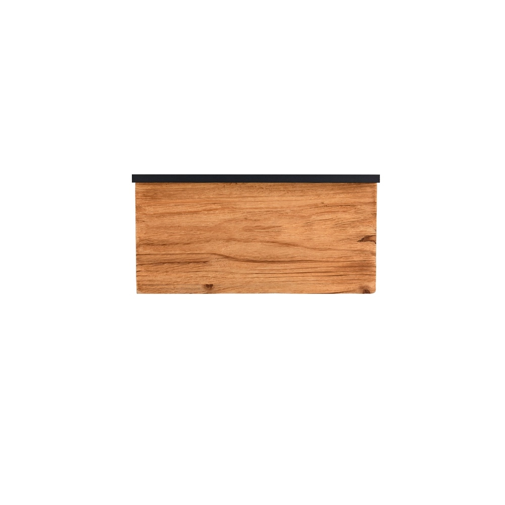 Applique murale design Kalea noir avec bois 30cm Trio 4017807661392