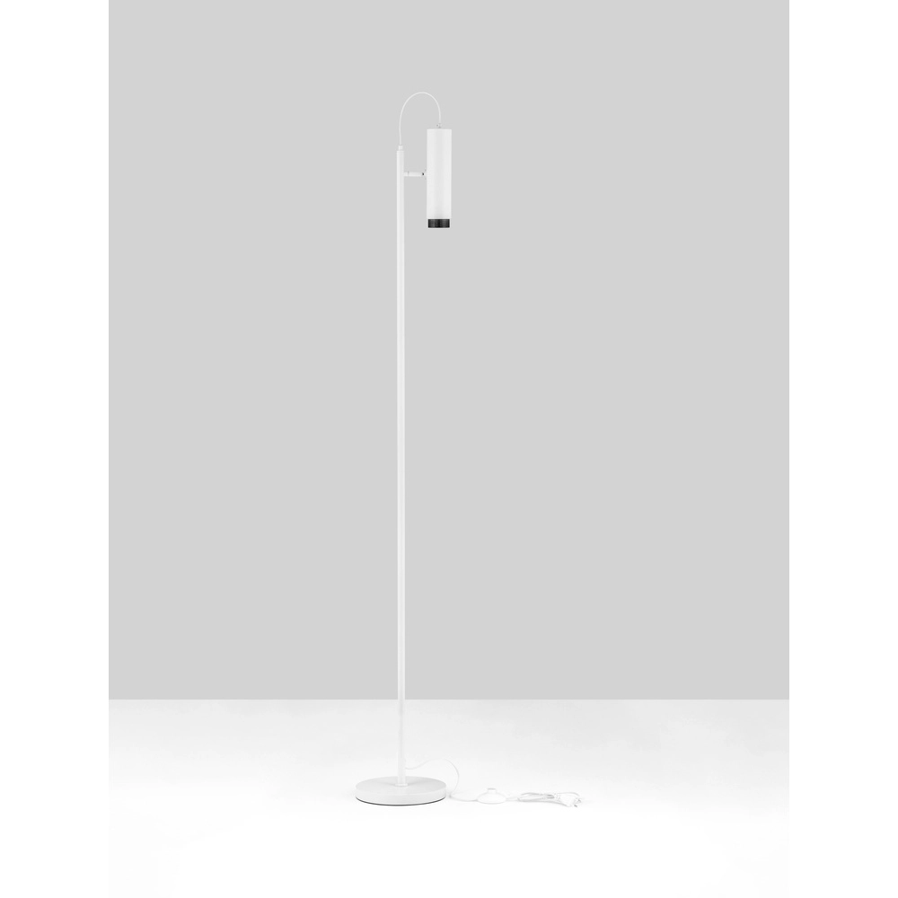 Lampe de lecture Nessi blanc avec noir Lyora 5212017475213