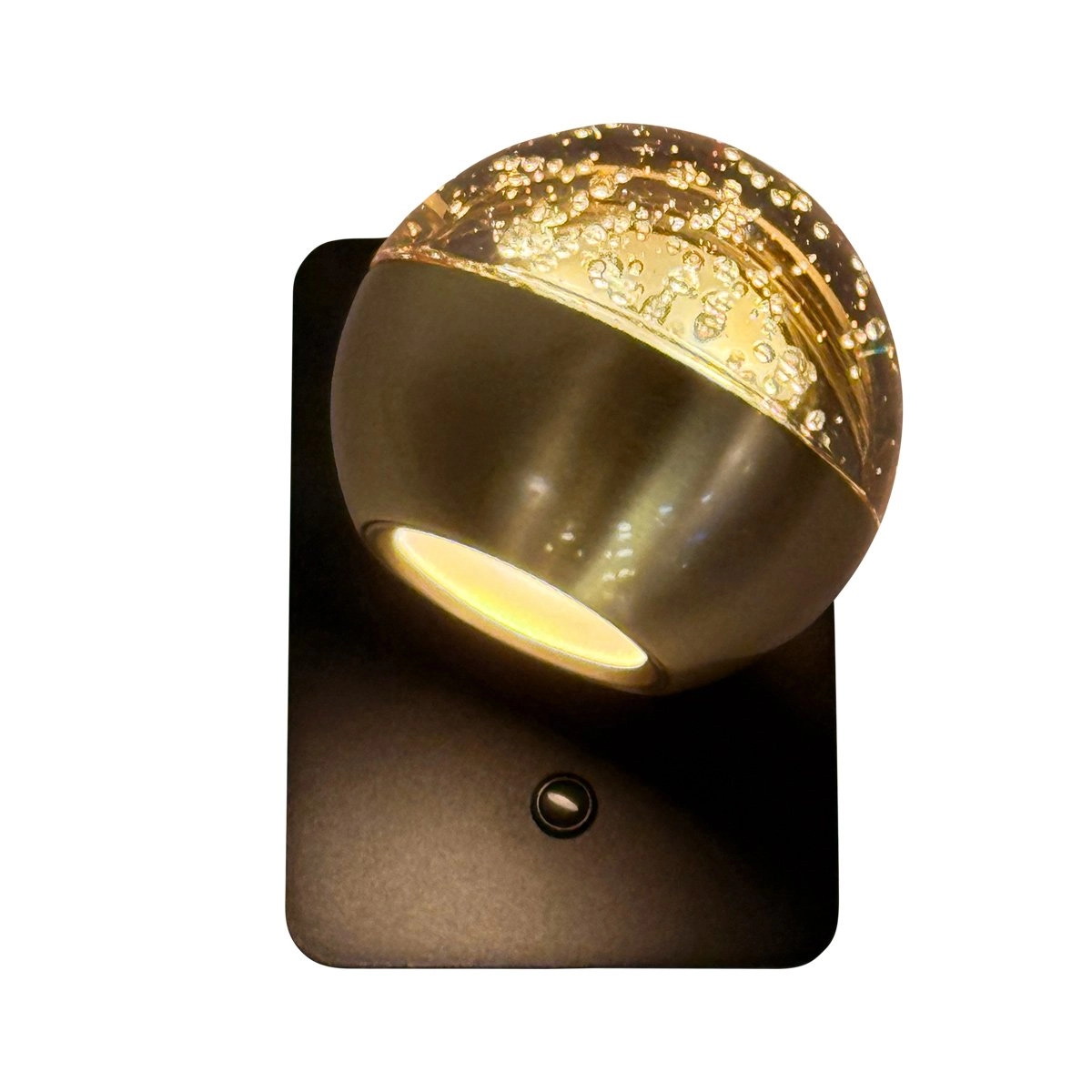 Lampe murale LED Belluno laiton avec verre - dimmable Steinhauer 8712746183931