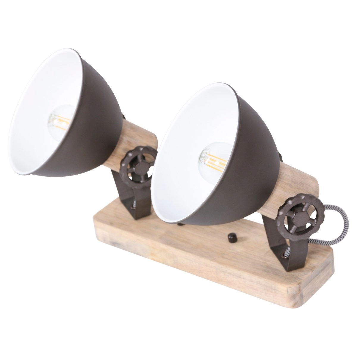 Spot de plafond Gearwood 2 lumières Steinhauer 8712746129236