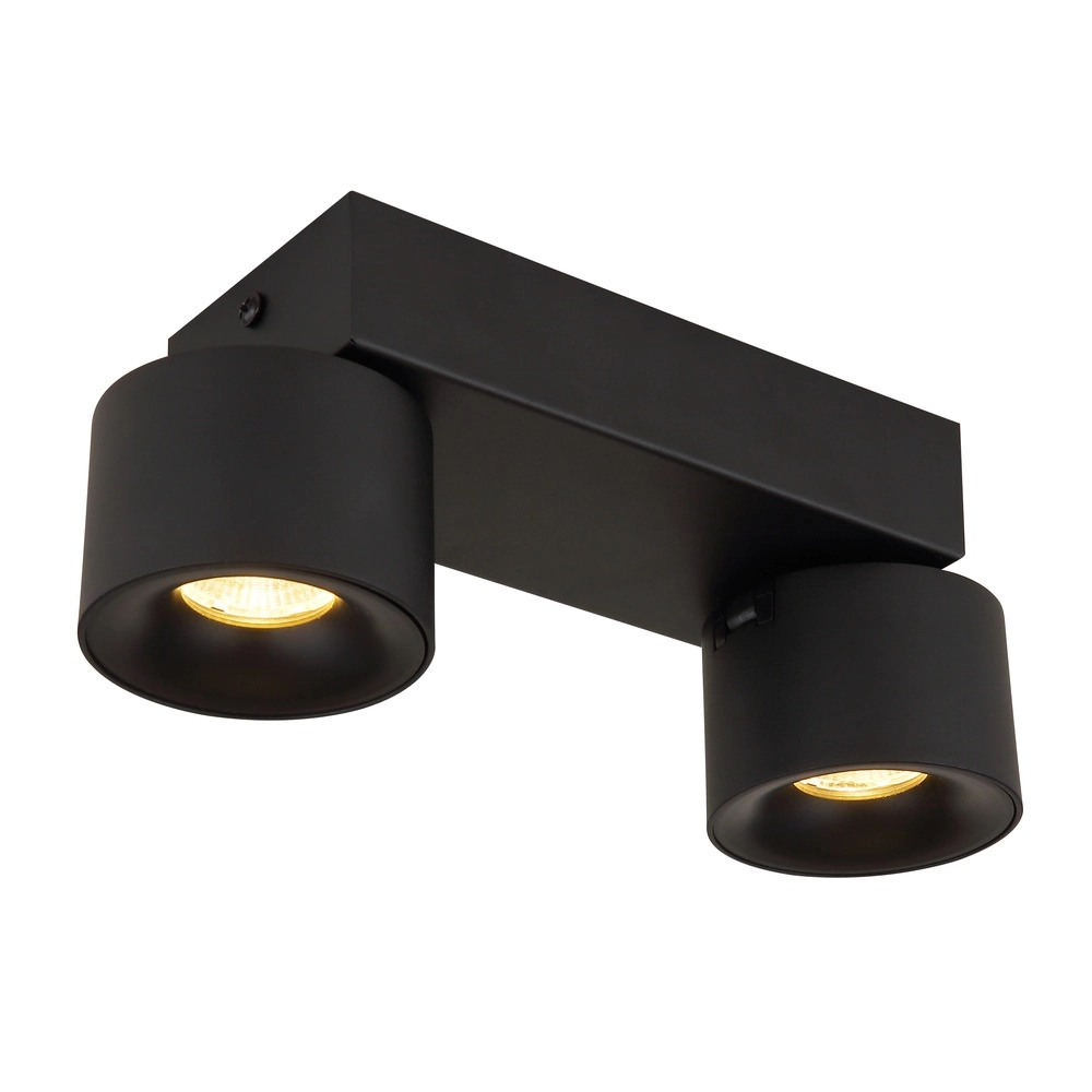 Lampe de plafond élégante Rae 2-noir clair Globo 9007371447640