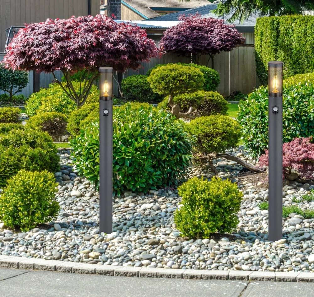 Lampe d'extérieur moderne Boston 110 cm avec capteur Globo 9007371442737