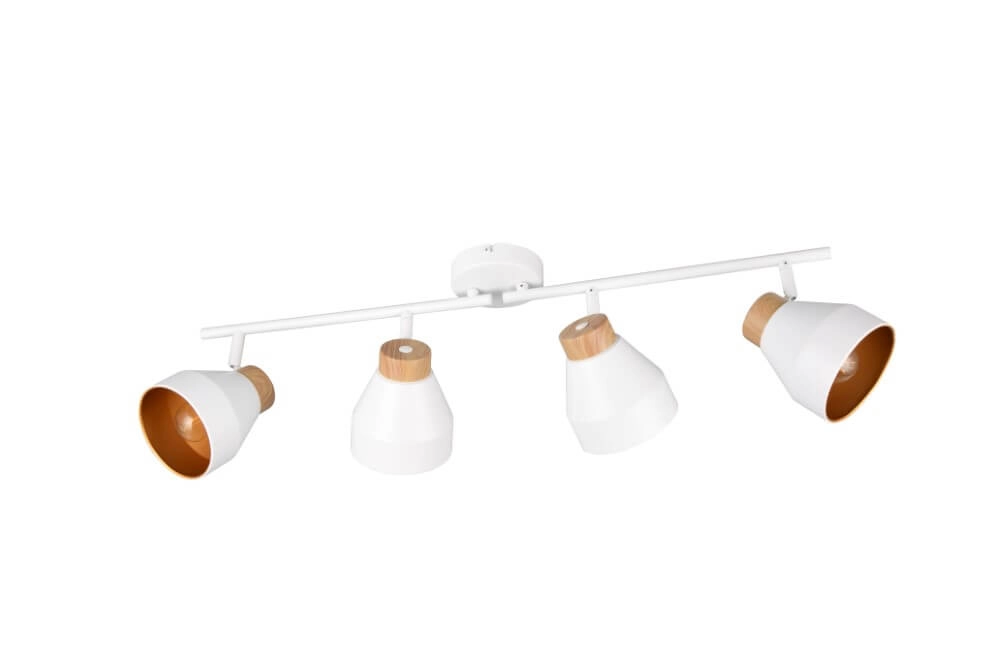 Plafonnier design 4 lumières Valentin blanc Trio 4017807637441