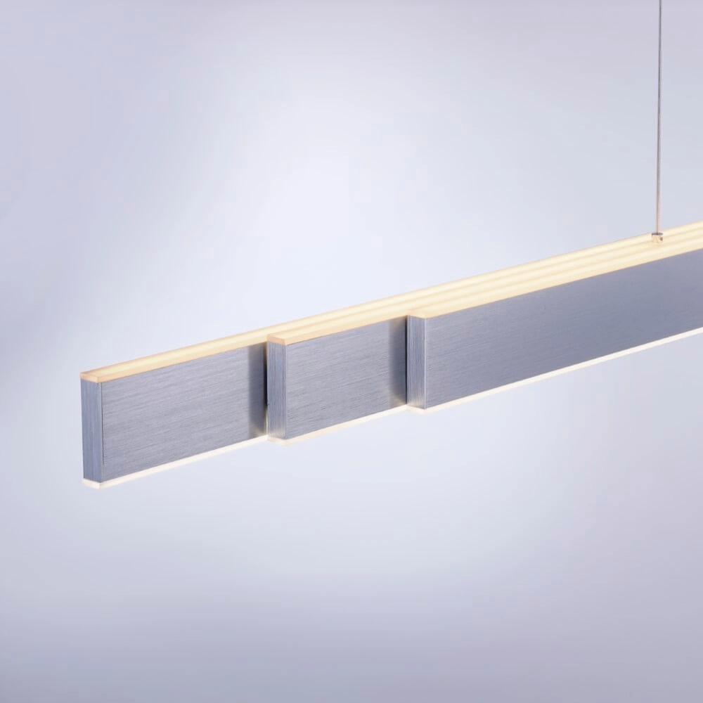 Lampe suspendue élégante Pure Lume aluminium Paul Neuhaus 4012248352212