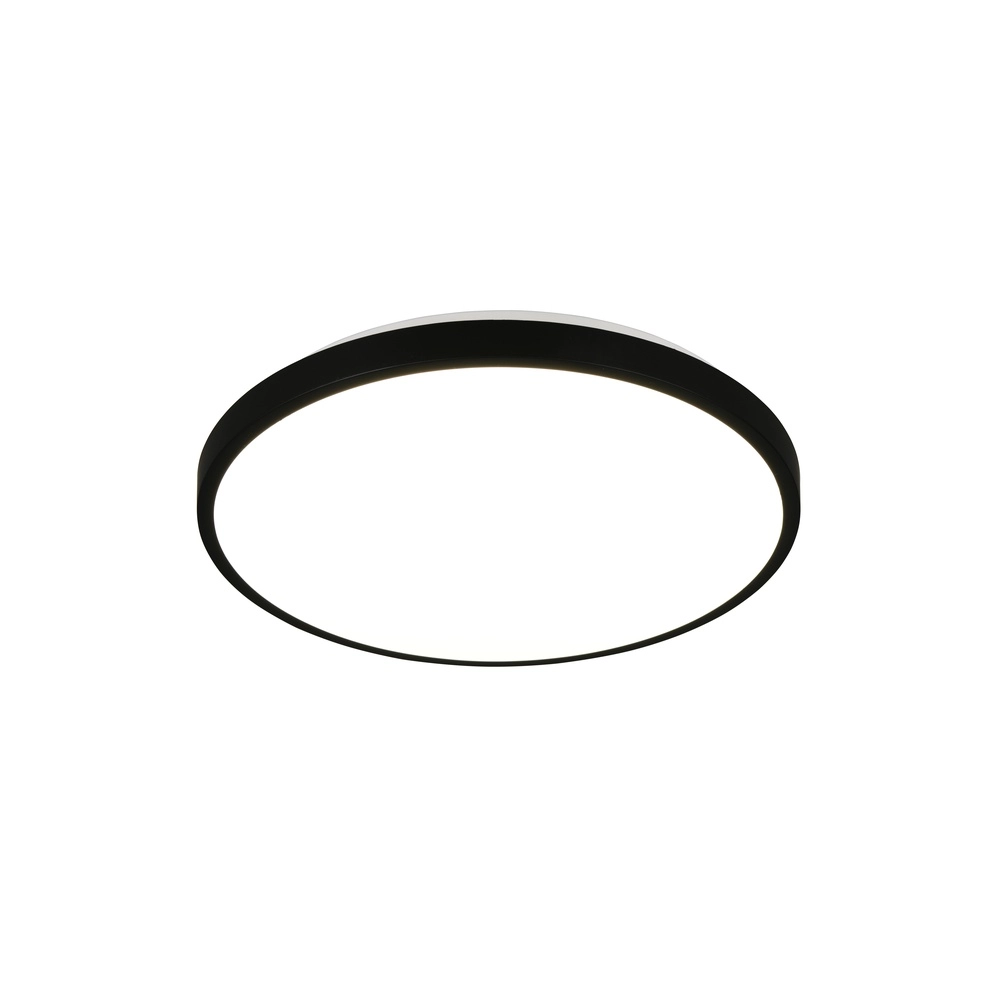 Éclairage de plafond Anvi noir Ø 38,5cm
