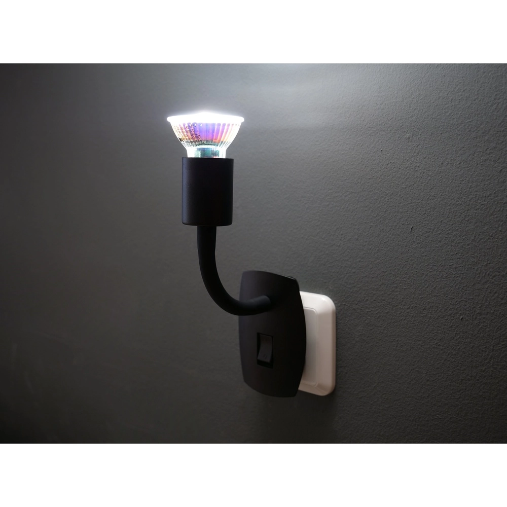 Lampe murale à prise Parrini Interrupteur - Flexible - Noir Eglo 9002759316464