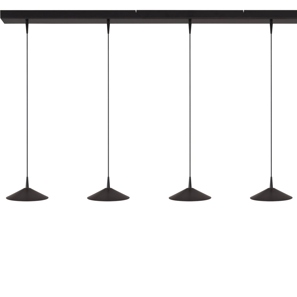 Lampe suspendue à 5 lumières Ceppo noir Ø 18cm Masterlight 8718121352077