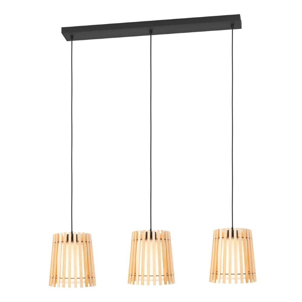 Lampe à suspension scandinave Fattoria 3 lumières Eglo 9008606274734