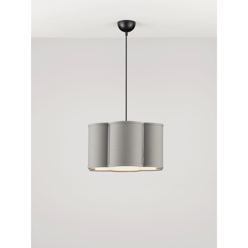 Lampe suspendue Bloosy gris Lyora 5212017493552