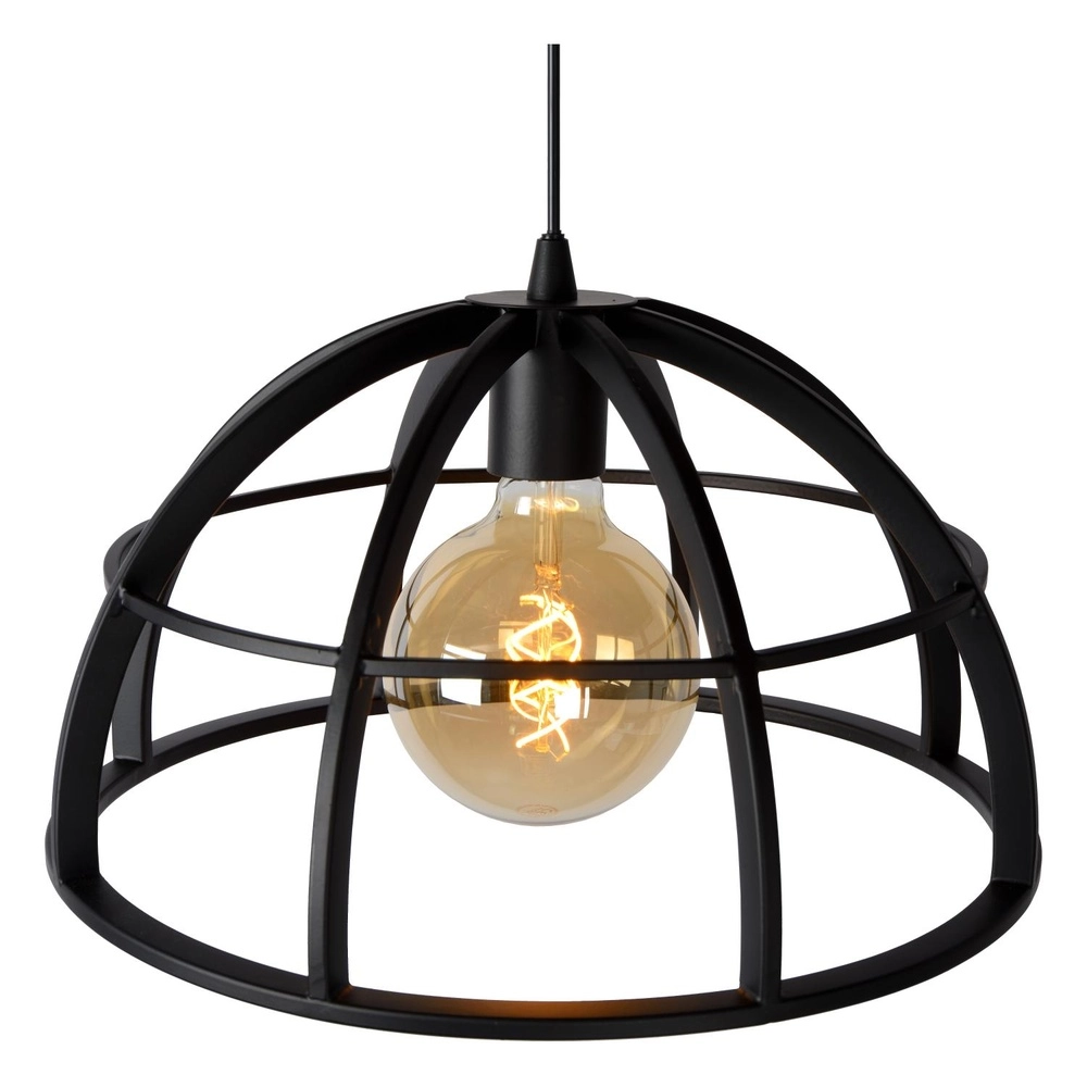 Lampe suspendue Dikra Industrial Black Lucide 5411212761002