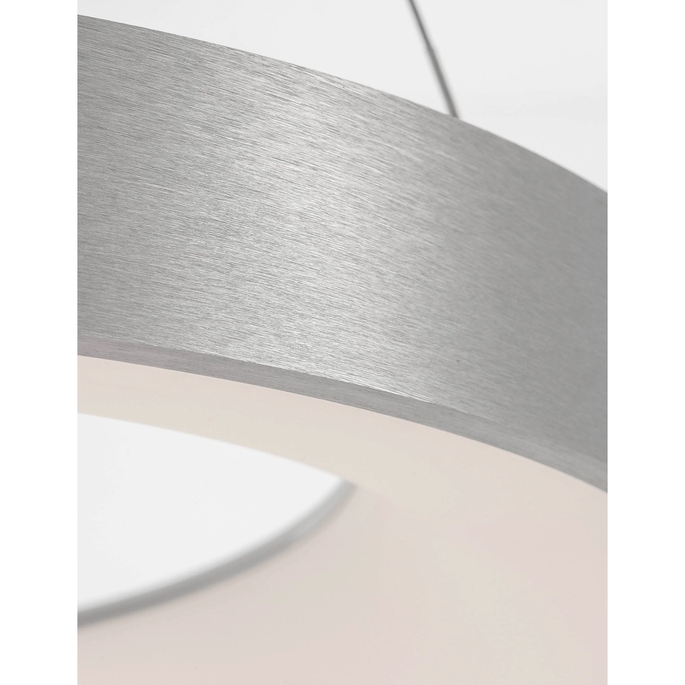 Suspension Rando Thin gris argenté Ø 60cm Lyora 5212017420251