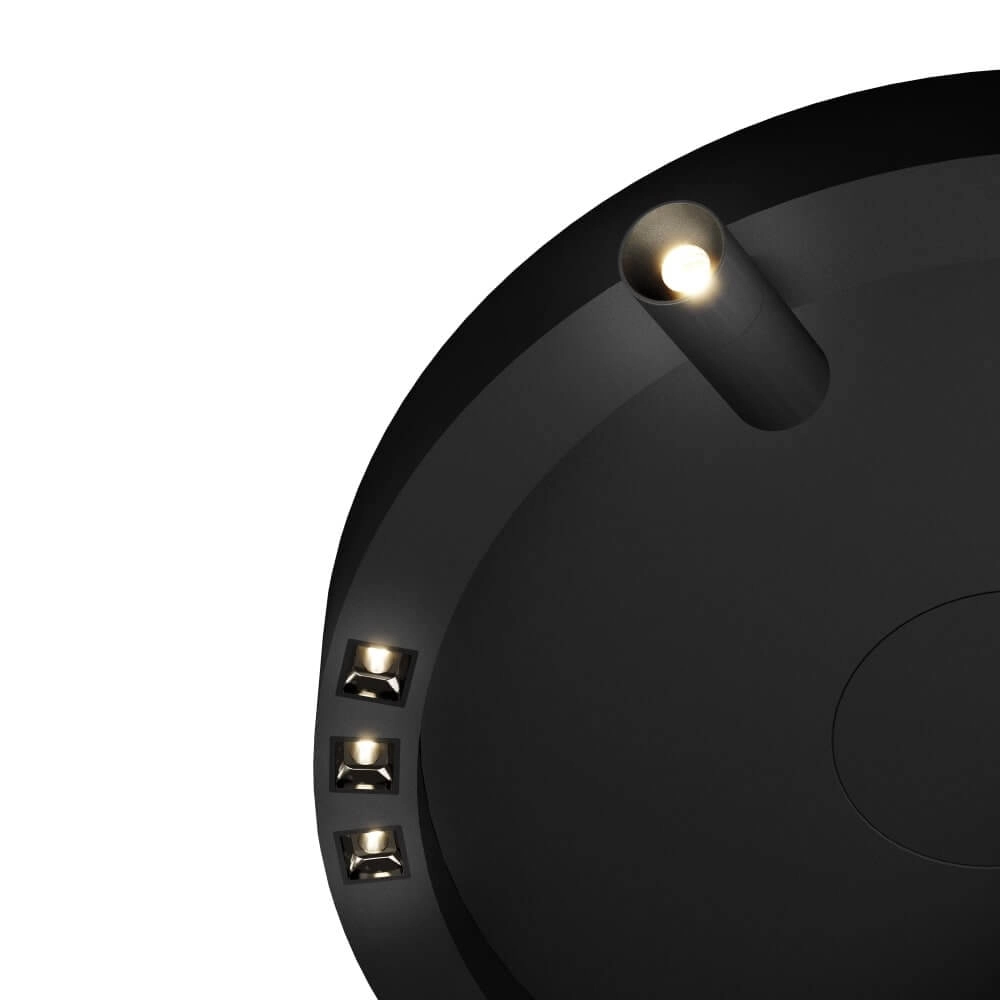 Plafonnier LED noir Bruscoli Ø 60 cm Stars of Light 9008606221165