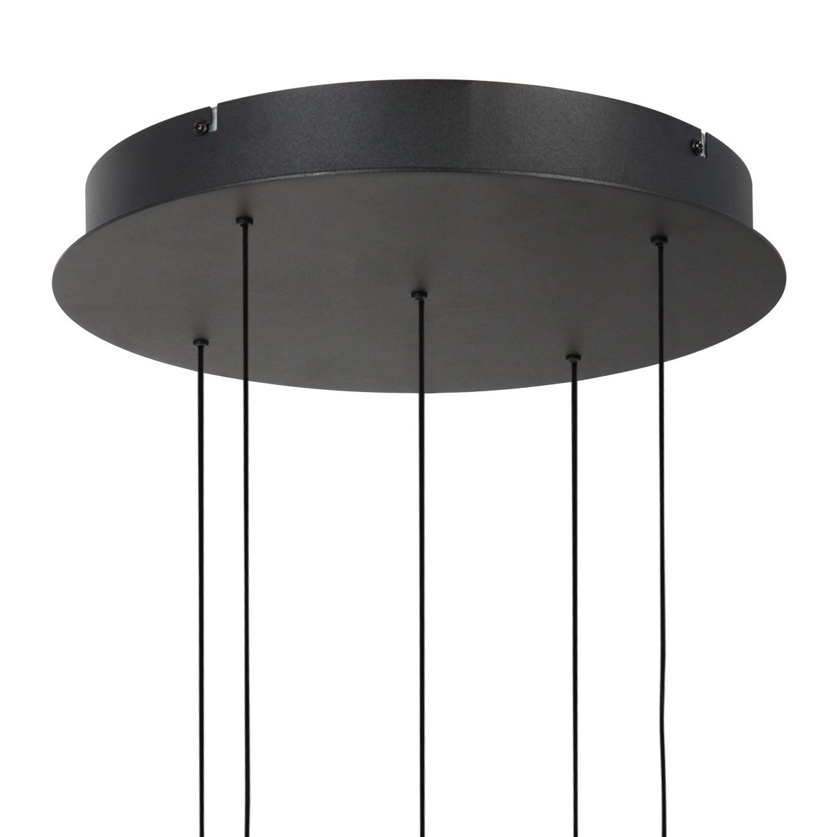 Lampe suspendue vide à 5 lumières Belluno LED - laiton or avec verre Steinhauer 8712746183870