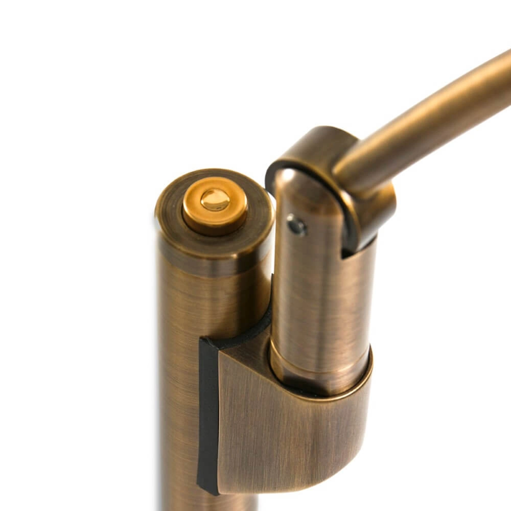 Lampe de lecture led Zenith 2x6w - 2200K - 118cm brun bronze Steinhauer 8712746113433