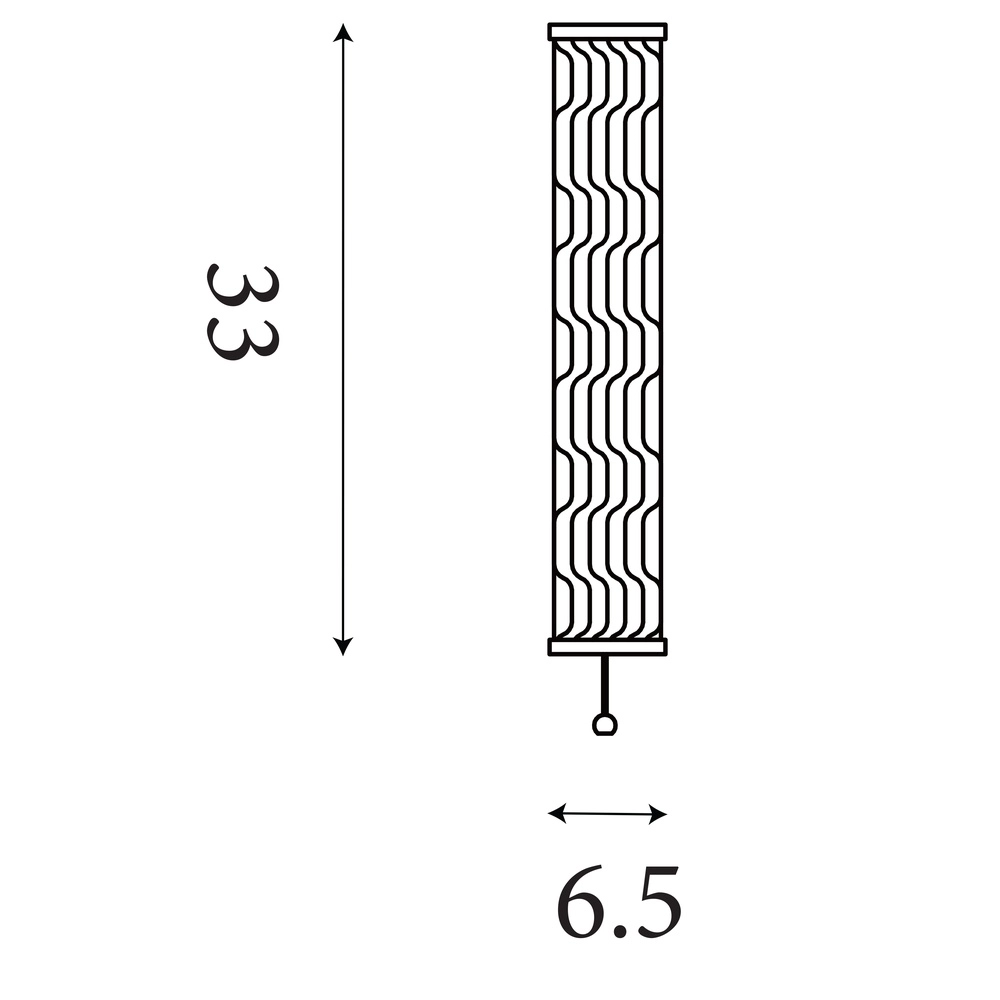 Applique murale Vibrate Or 33cm Searchlight 5053423299273