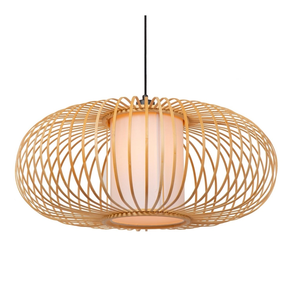 Lampe suspendue Thuline Ø Look bois de 60 cm Lucide 5411212051783