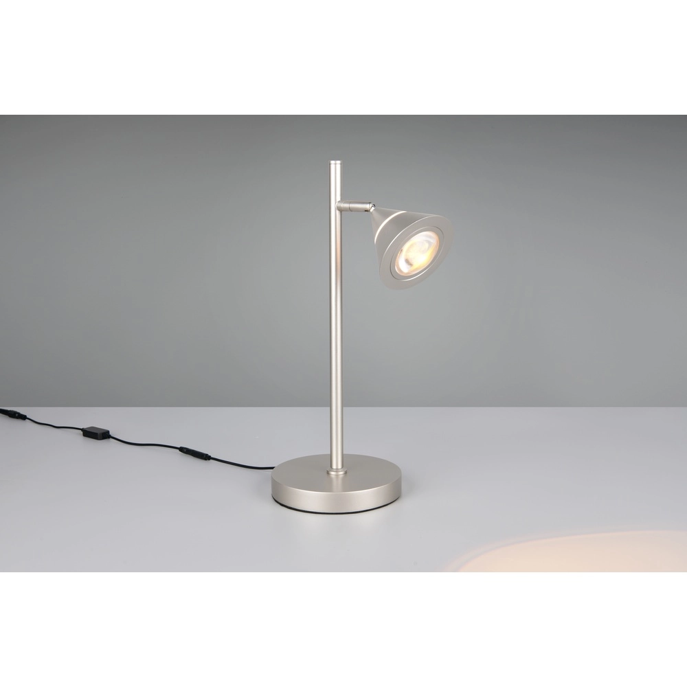 Lampe de table Romeo nickel Trio 4017807675412