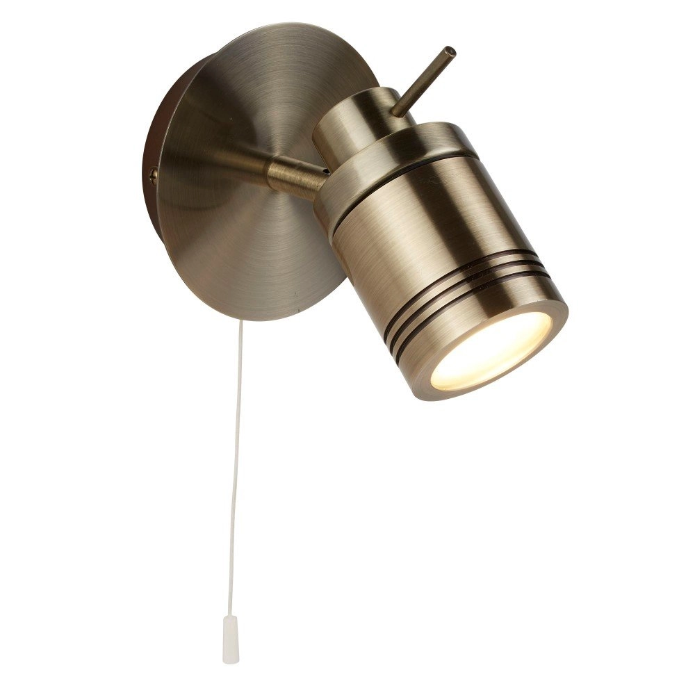 Spot de salle de bain antique Samson bronze