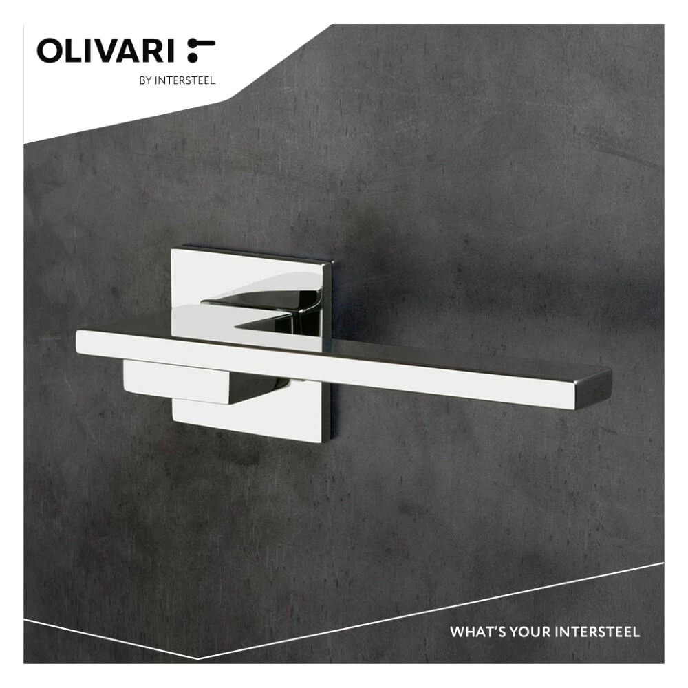 Poignée de porte design Living chrome Olivari 8714186477236