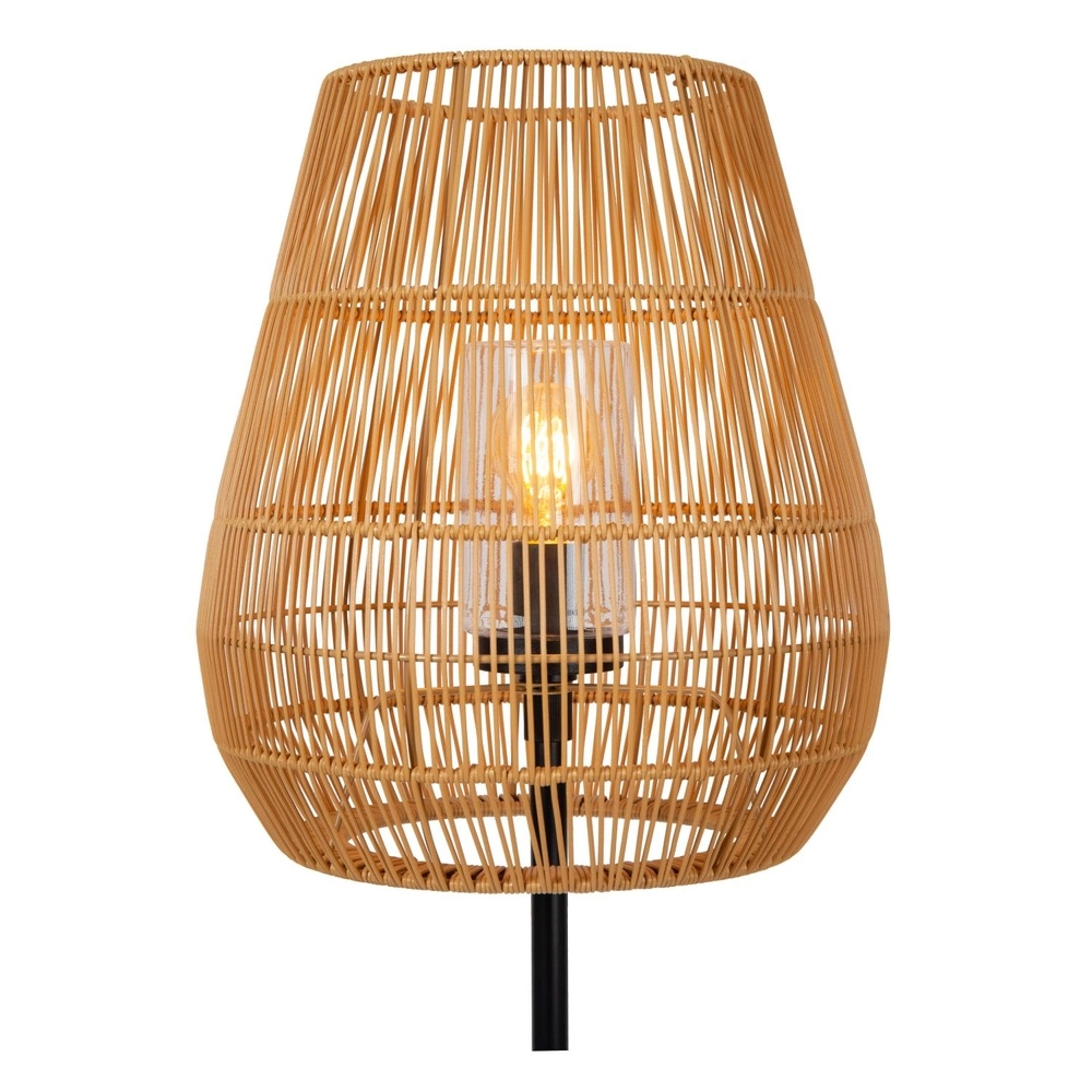 Lampe de pied Nerida rotin IP44 - Ø 35cm Lucide 5411212031914