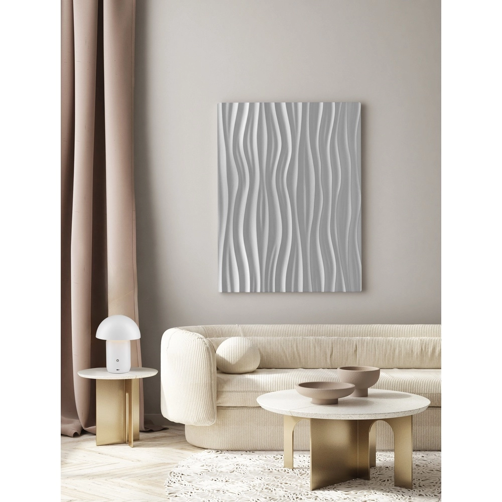 Lampe de table design Pois Blanc rechargeable Lyora 5212017472076