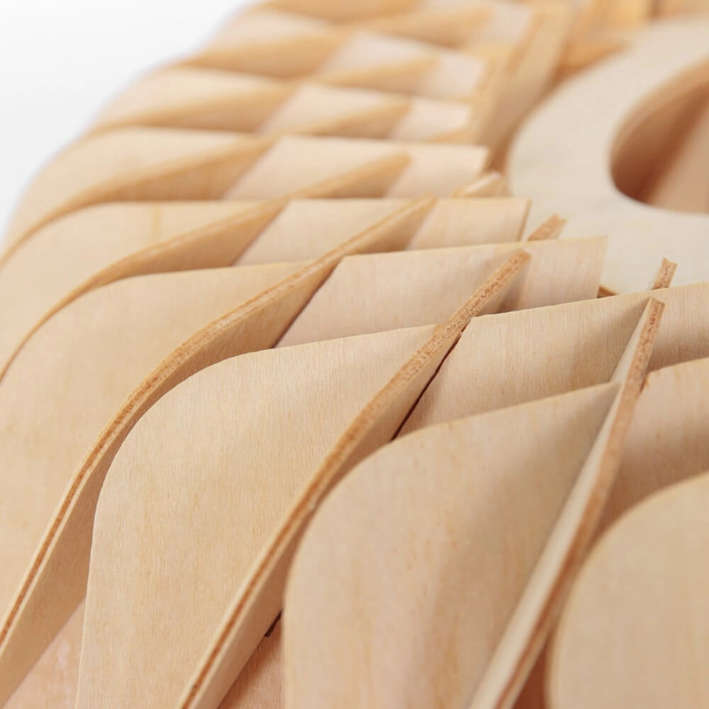 Lampe suspendue en hêtre Maze Ø 46 cm Steinhauer 8712746170436