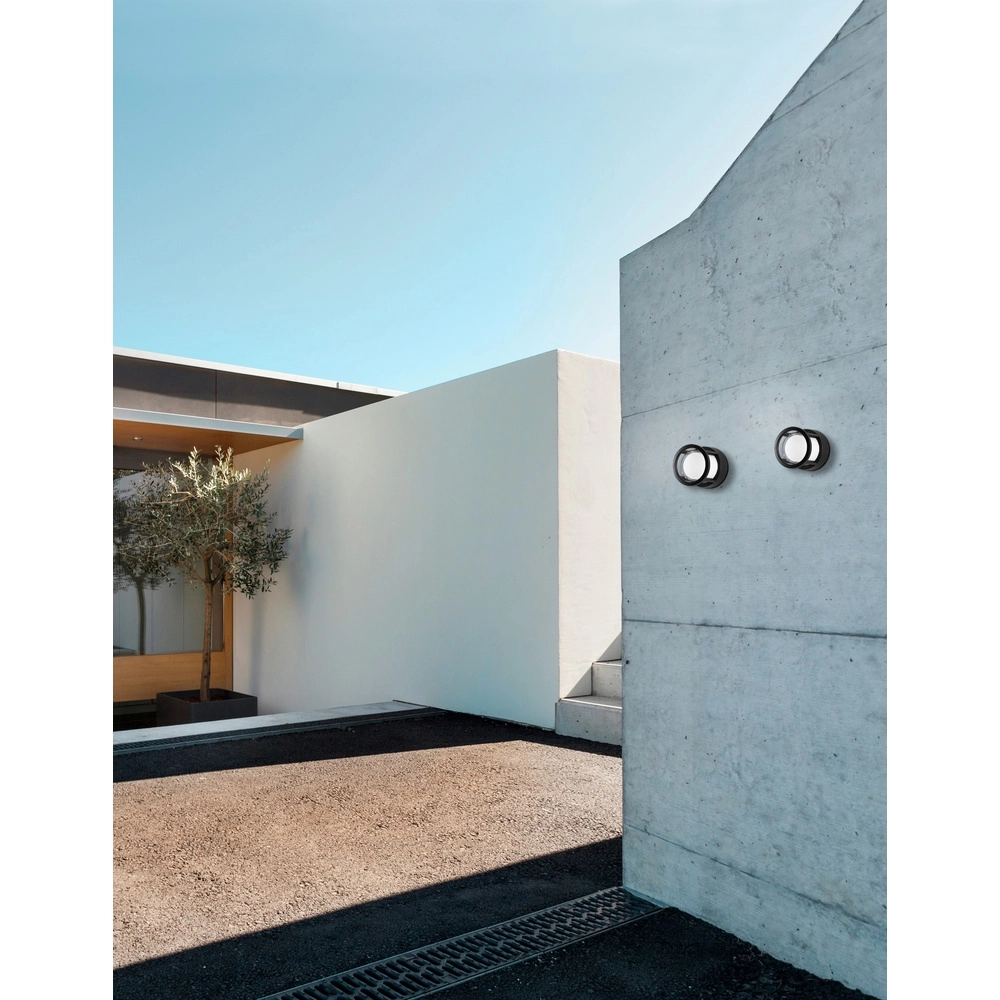 Applique murale design Agosto rond anthracite Lyora 5212017419231