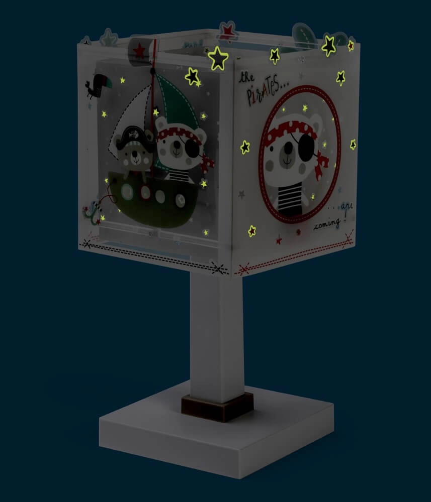 Lampe de table pour chambre d'enfant The Pirates Dalber 8420406745510