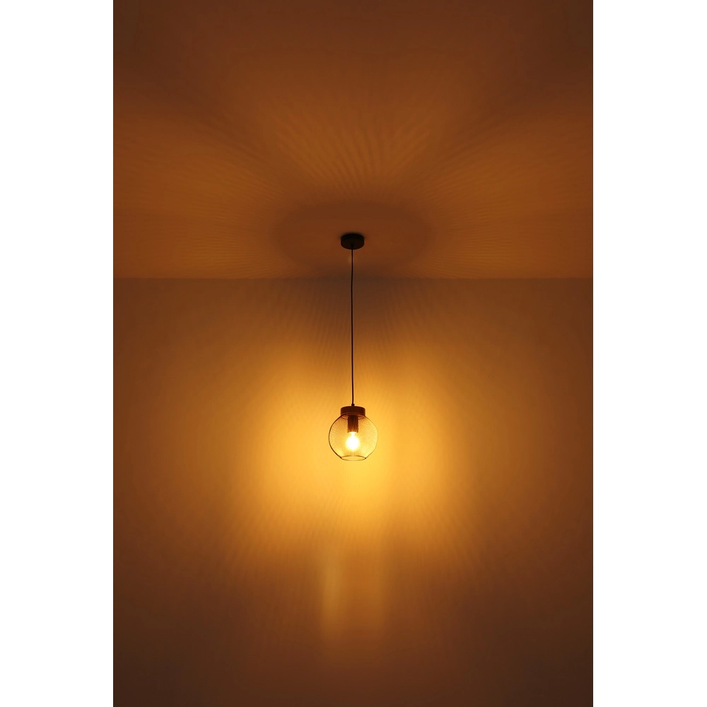 Lampe suspendue Pablo Maille noire Globo 9007371423552