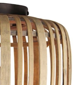 Plafonnier Woodrow 32cm bois marron Brilliant 4004353395284