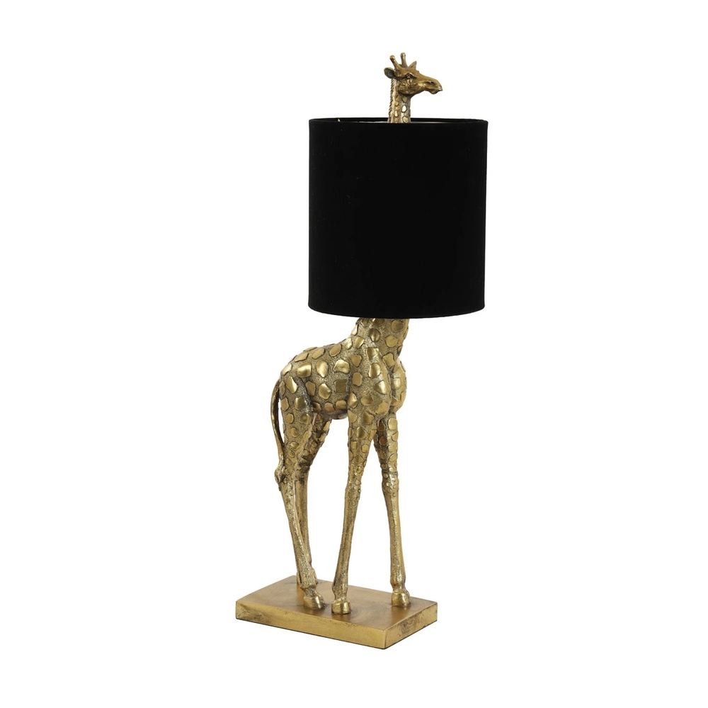 Lampe de table Giraffe Bronze de 68 cm avec du noir Light & Living 8717807609429