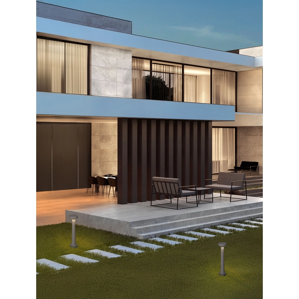 Lampe de jardin Cram gris béton 50cm Lyora 5212017454683