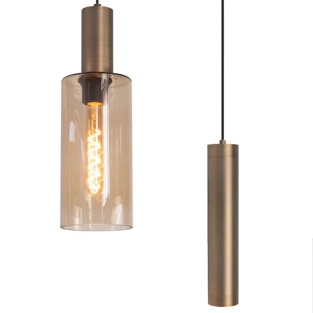 Suspension Perugia bronze - 3x E27 - 2x GU10 Highlight 8718379047091