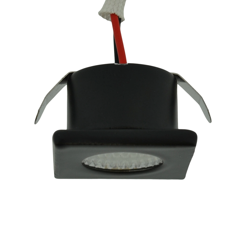 Spot encastrable carré Forte Mini noir Lyora 8716803509511