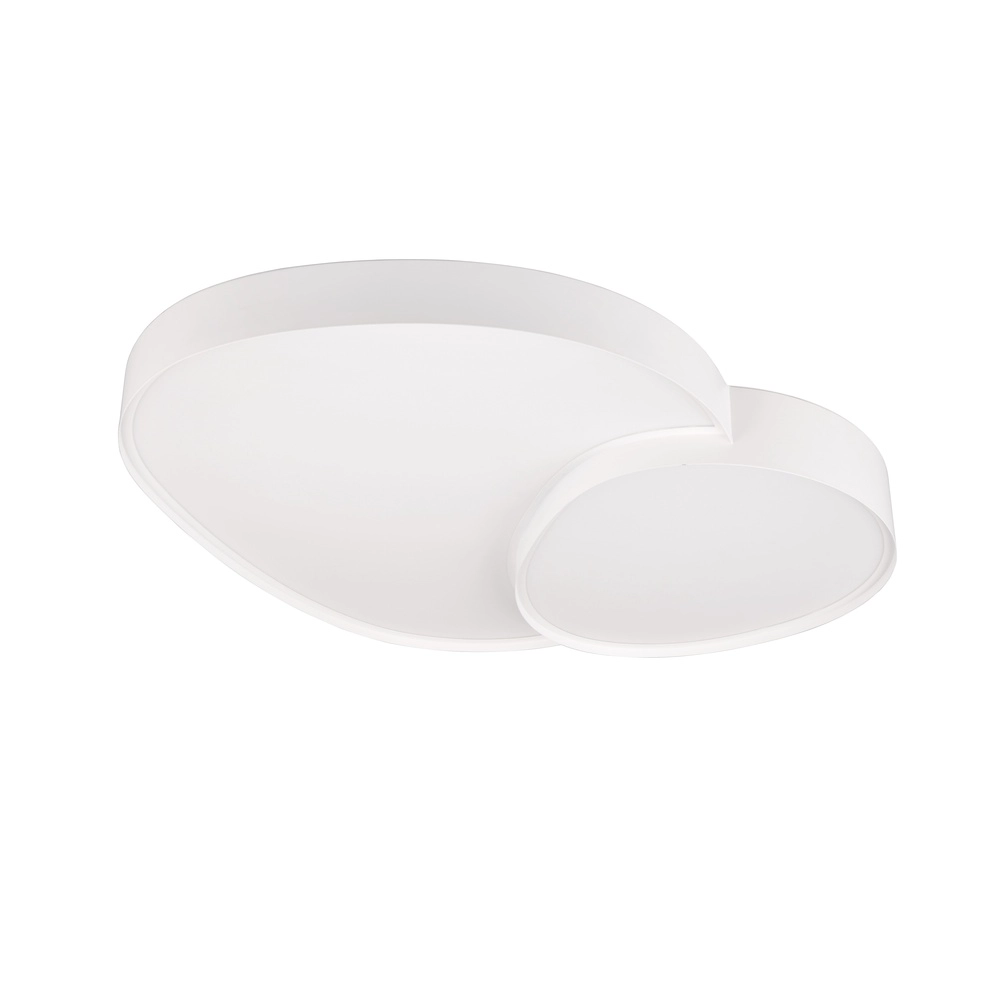 Plafonnier organique Rise 77cm blanc Trio 4017807600605