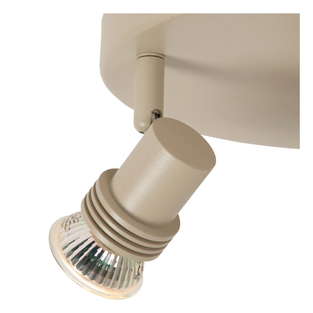 Projecteur de plafond Kianti Brun sable 2 clairs Lucide 5411212531124