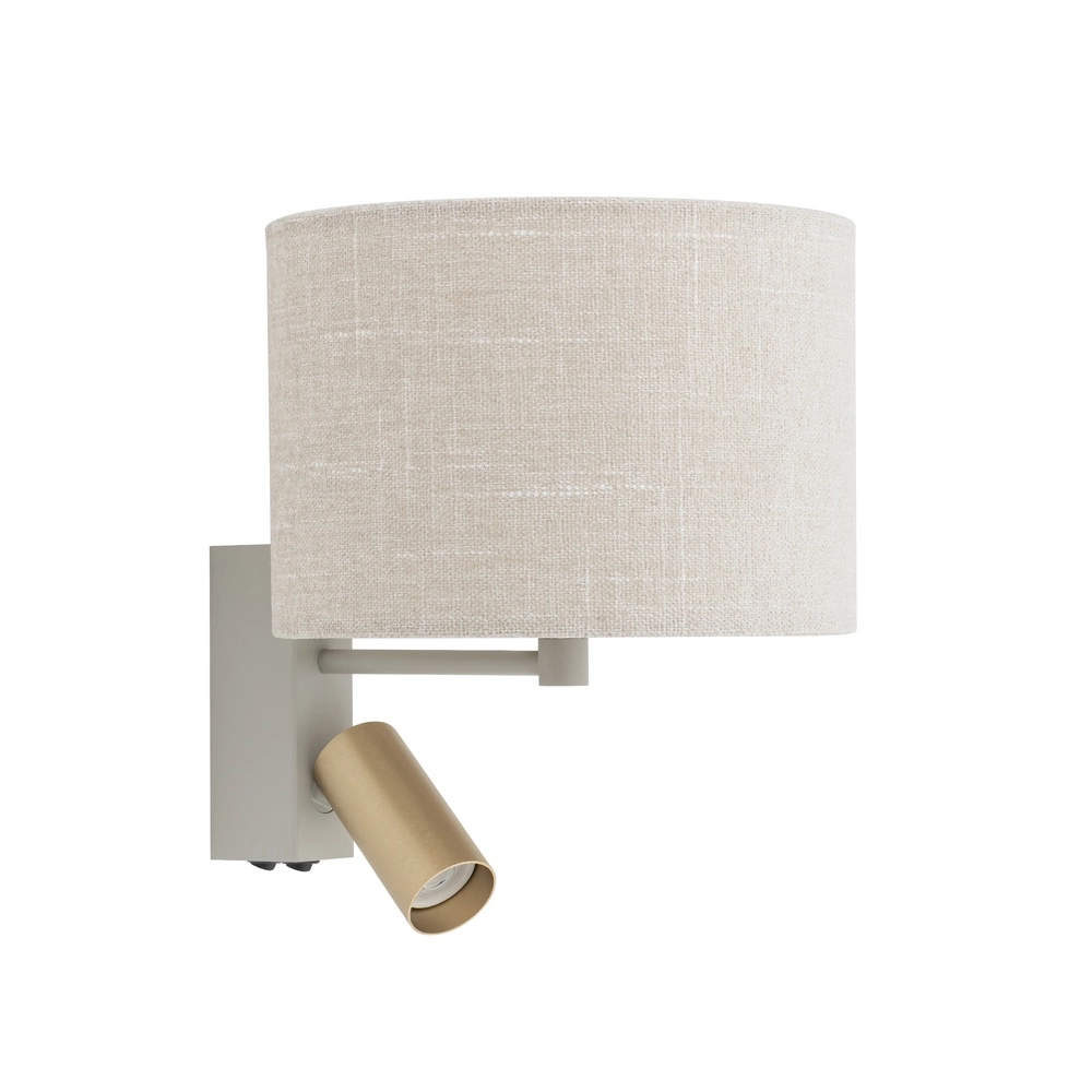 Lampe murale crème Santana avec abat-jour de lampe