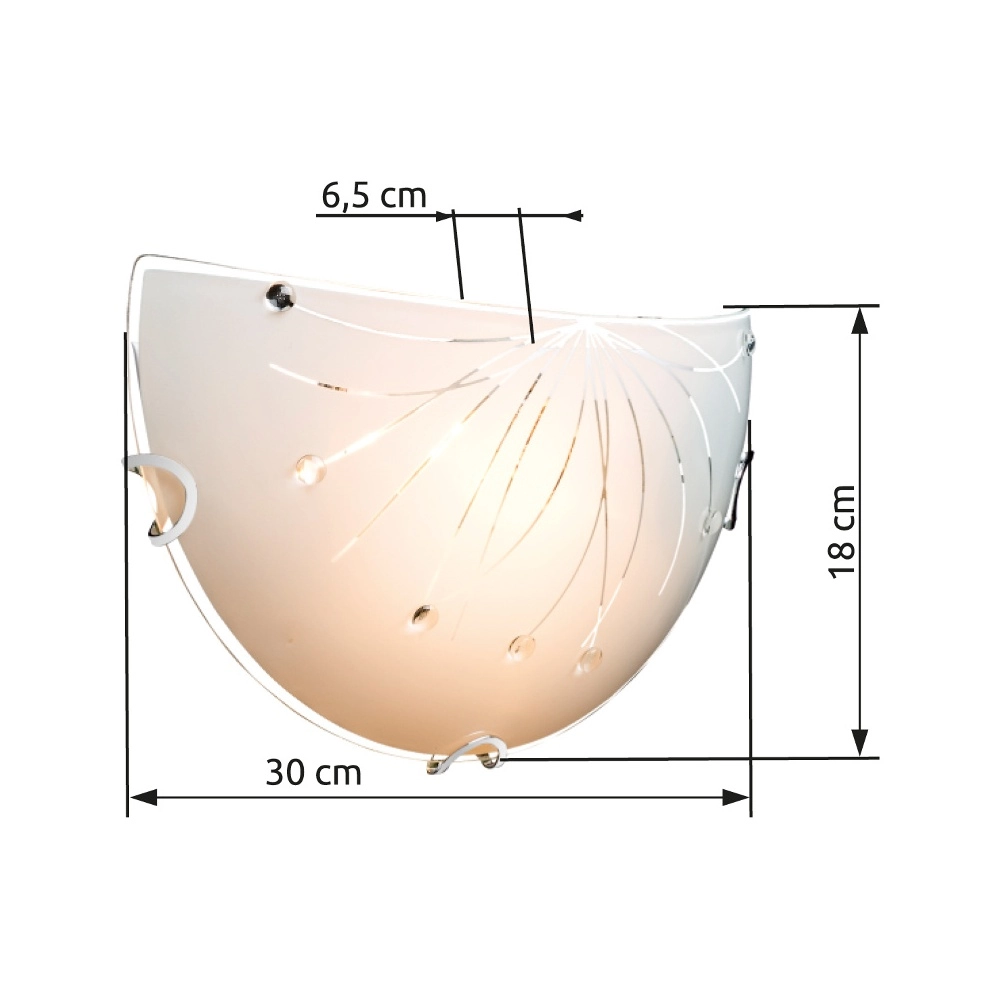 Lampe murale Calimero I Blanc Globo 9007371326280