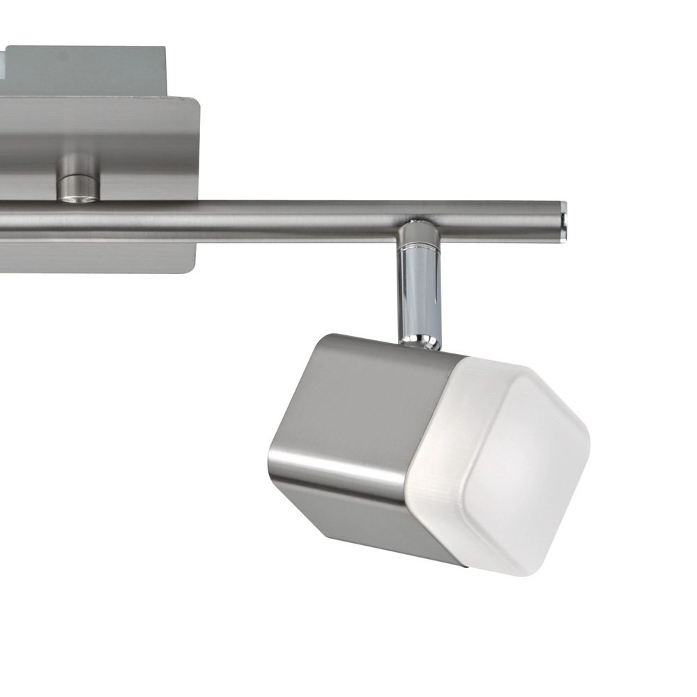Spot de plafond Roubaix Gris métallisé à 2 lumières Trio 4017807391428