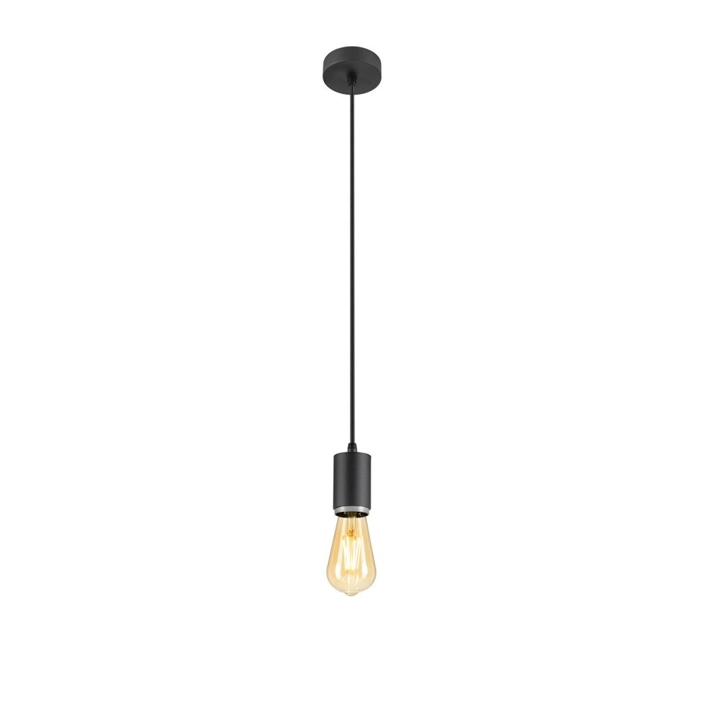 Luminaire suspendu Lalu 2m noir E27 SLV 4024163317399