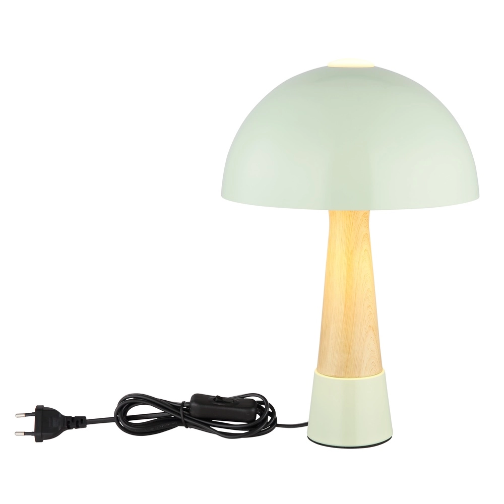 Lampe de table unique Paulin Ø 25cm vert Globo 9007371513802